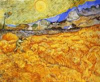 Gogh, Vincent van - Enclosed Field with Reaper at Sunrise